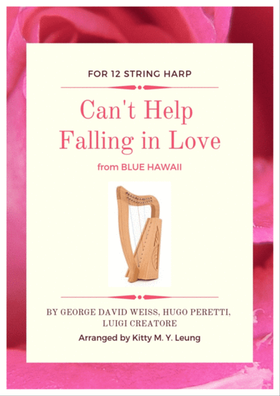 Can't Help Falling In Love Harp scores gallery preview page 1
