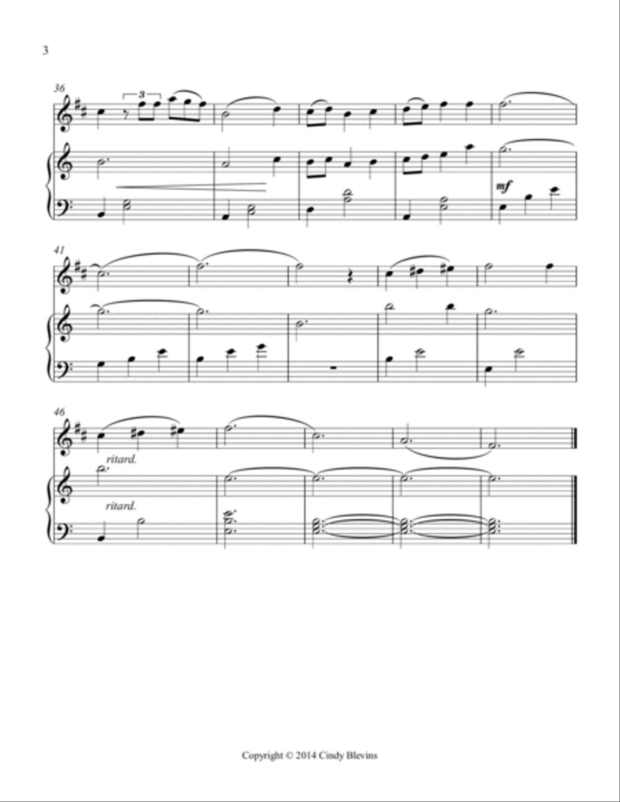 Nocturne, Op. 15, No. 3, for Piano and Clarinet Woodwind Duet scores gallery preview page 4