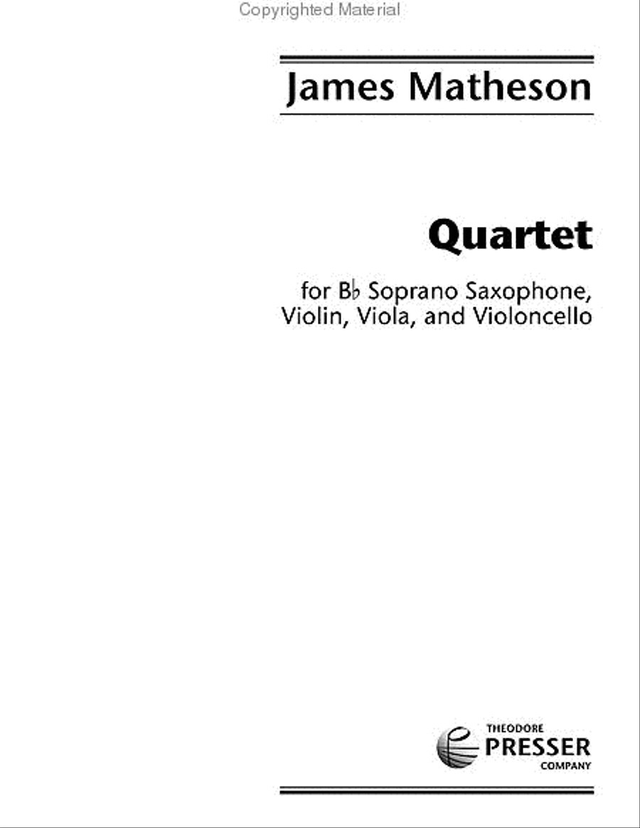 Quartet Chamber Music scores gallery preview page 2