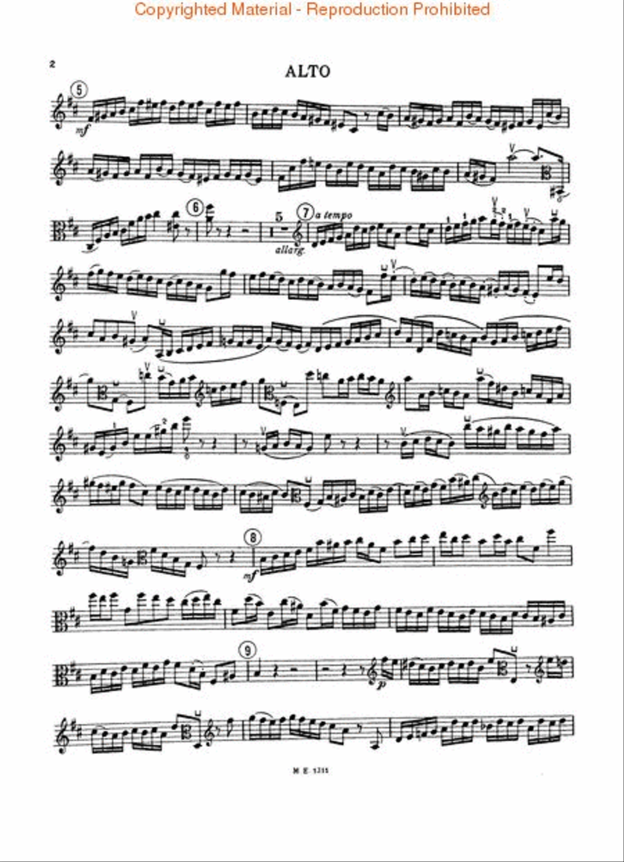 Concerto in B Minor Orchestra scores gallery preview page 3