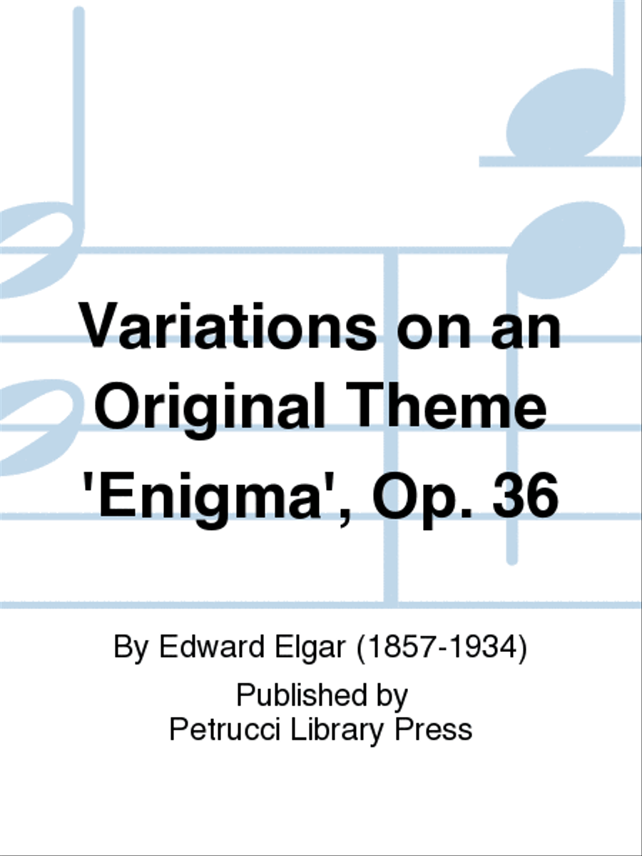 Enigma Variations, Op.36 Orchestra scores gallery preview page 1