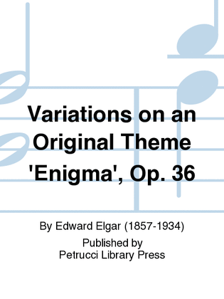 Book cover for Enigma Variations, Op.36