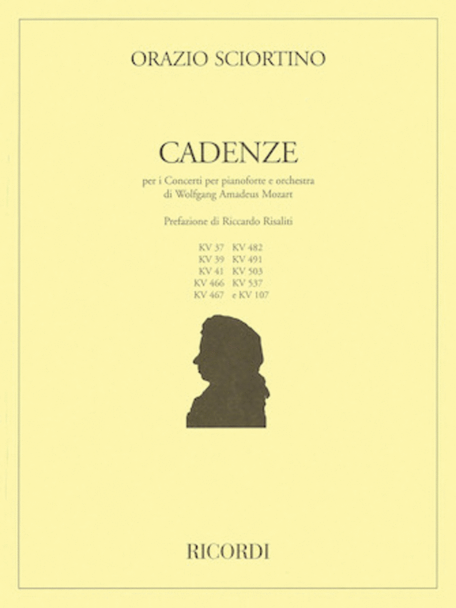 Cadenzas to Mozart Piano Concertos Piano Solo scores gallery preview page 1