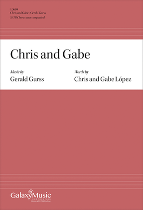 Book cover for Chris and Gabe