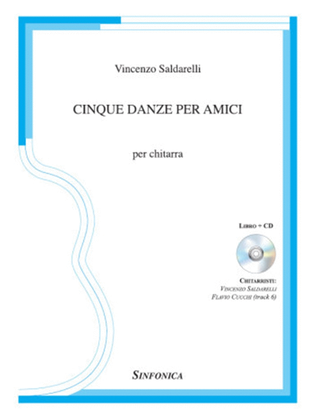 Book cover for Cinque Danze per Amici
