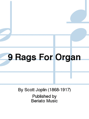 Book cover for 9 Rags For Organ