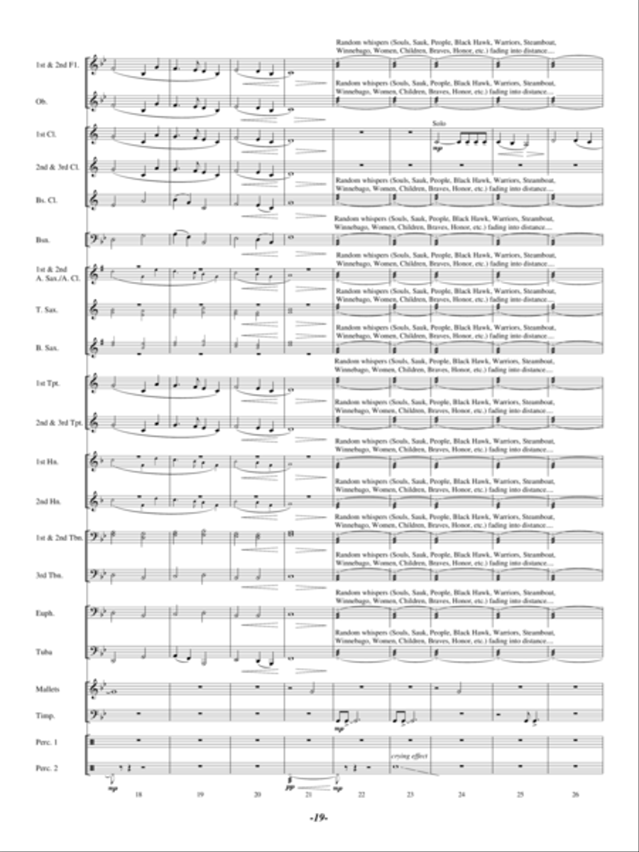 The Symphony of Souls The Symphony of Souls Concert Band scores gallery preview page 18