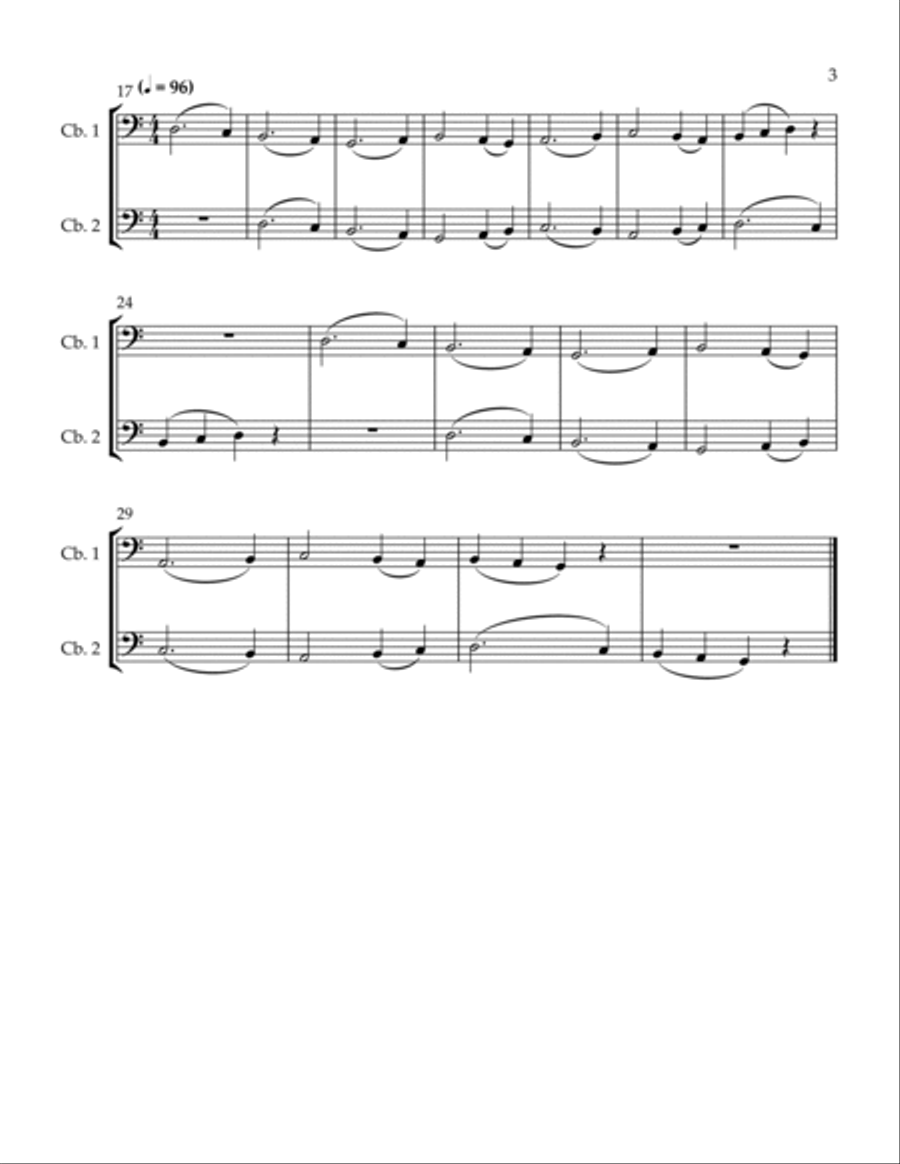 3 Conversations 3 Conversations Bass Voice scores gallery preview page 3