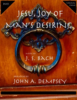 Book cover for Jesu, Joy of Man's Desiring (Violin and Piano)