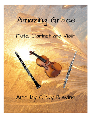 Book cover for Amazing Grace, Flute, Clarinet and Violin