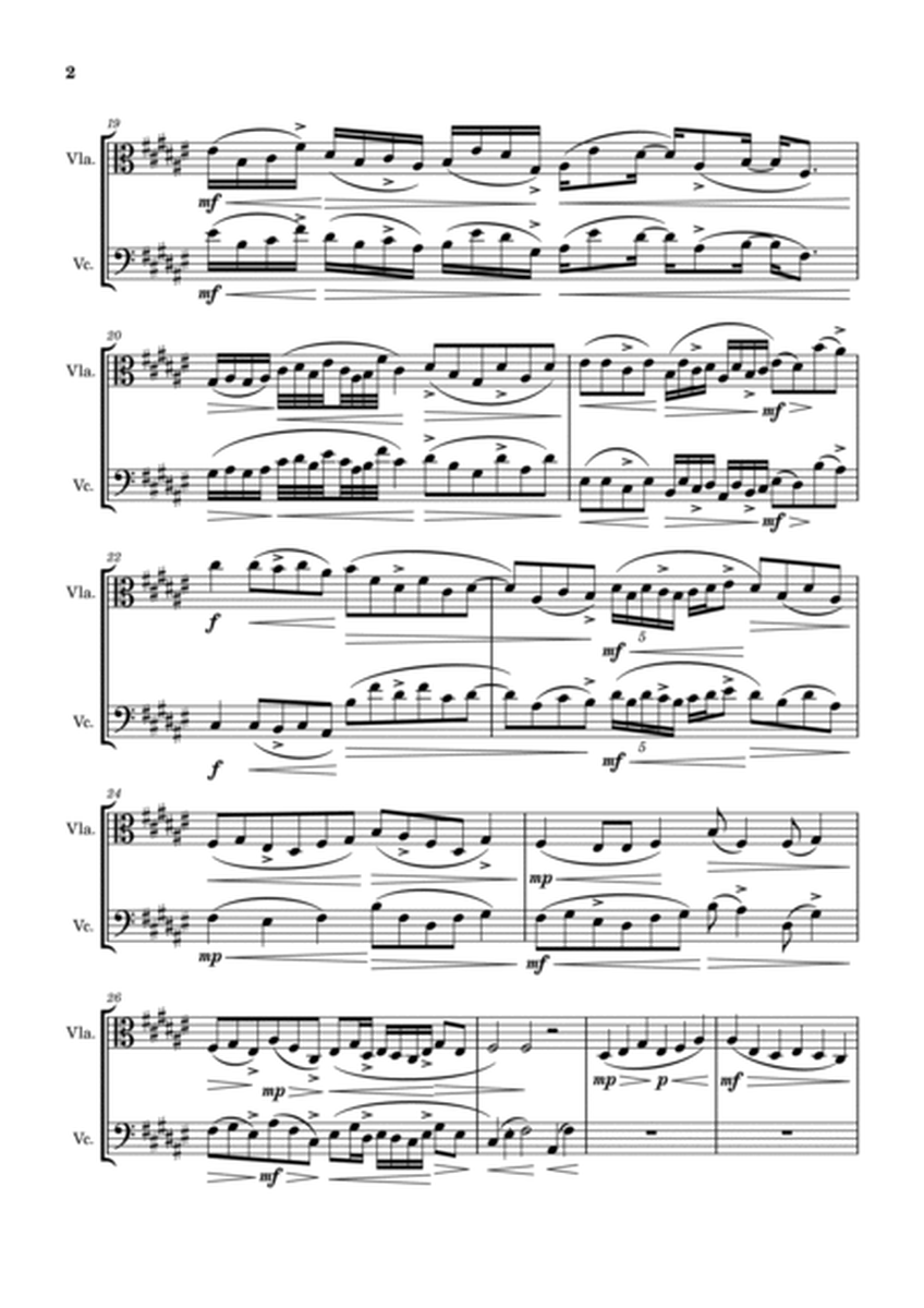 Sonata para Viola y Violonchelo(Tercer Movimiento)-Beautiful things Op.2 No.3