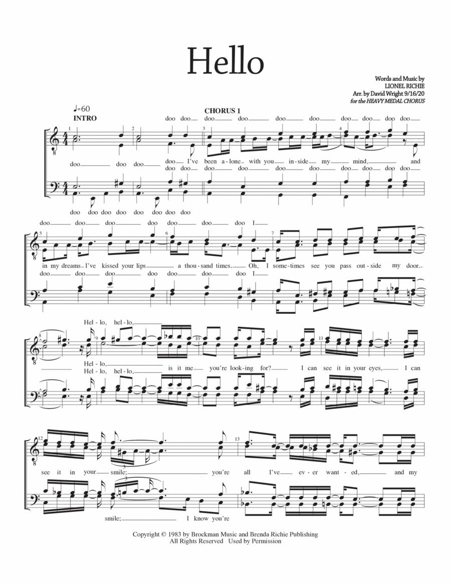Hello 4-Part scores gallery preview page 1