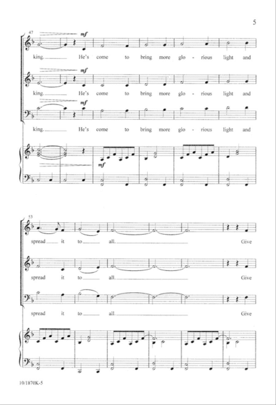 A Tiny Light 3-Part scores gallery preview page 6