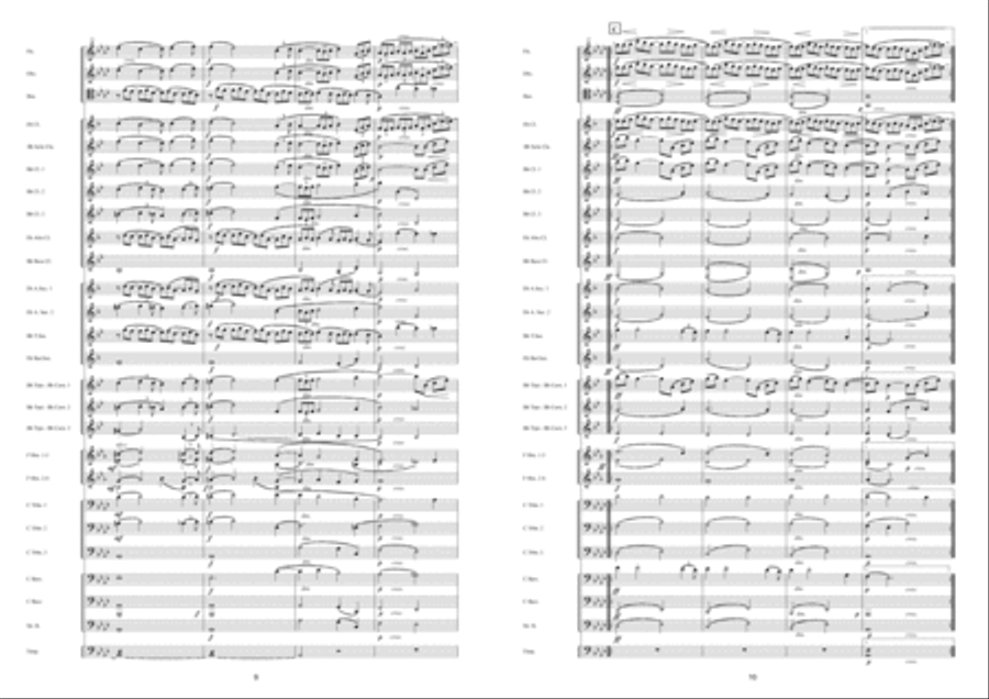 Adagio From Symphony No. 2 Concert Band scores gallery preview page 6