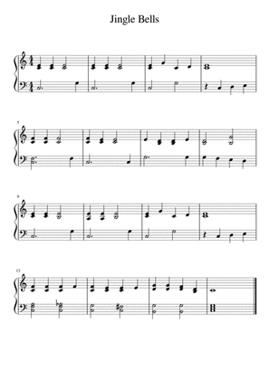 Jingle Bells - Easy Piano Theme
