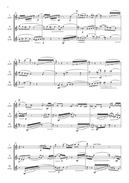 Taking Turns for Flute Trio (full score)