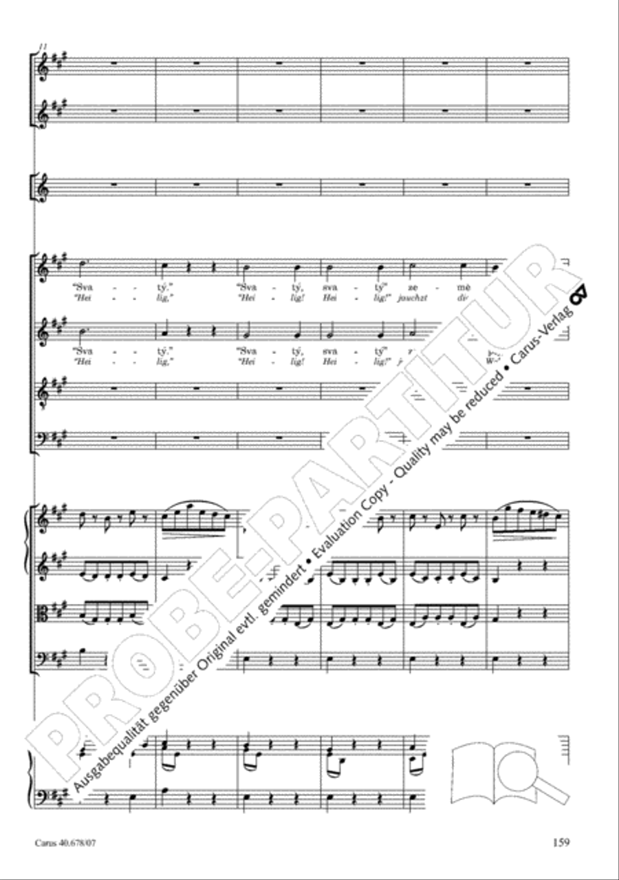 Missa pastoralis bohemica 4-Part scores gallery preview page 172