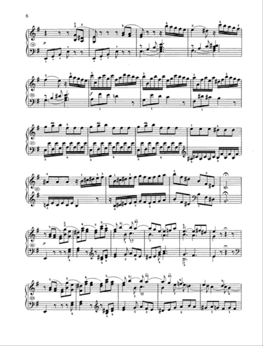 Sonata E minor, Hob. XVI:34 Piano Solo scores gallery preview page 4