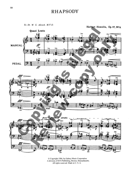 Three Rhapsodies, Op.17