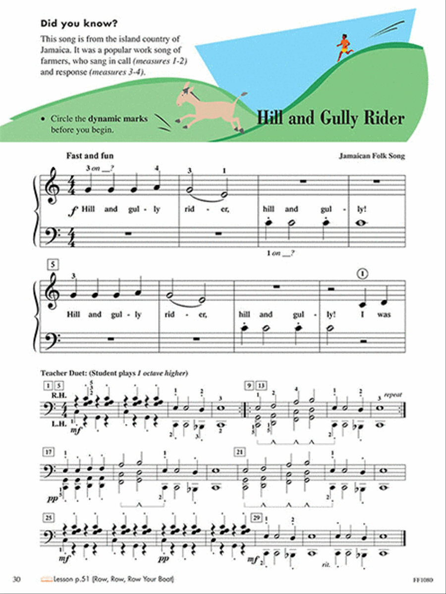 Level 1 – Performance Book – 2nd Edition Piano Method scores gallery preview page 6