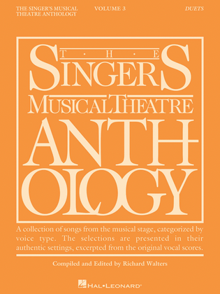 Book cover for Singer's Musical Theatre Anthology Duets Volume 3