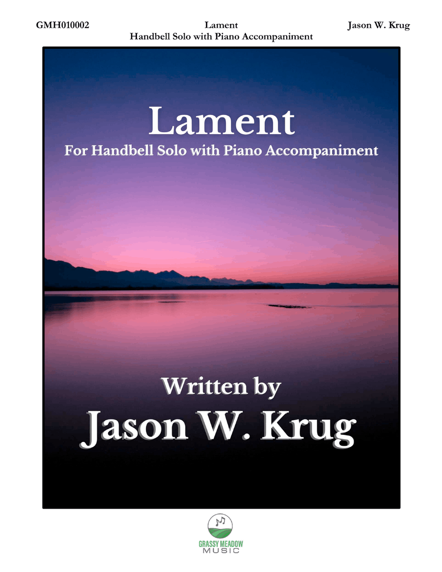 Lament for Handbell Solo with Piano Accompaniment Handbell Choir scores gallery preview page 1