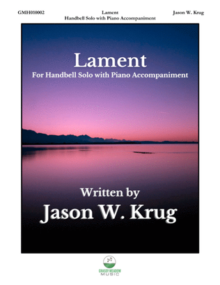 Book cover for Lament for Handbell Solo with Piano Accompaniment