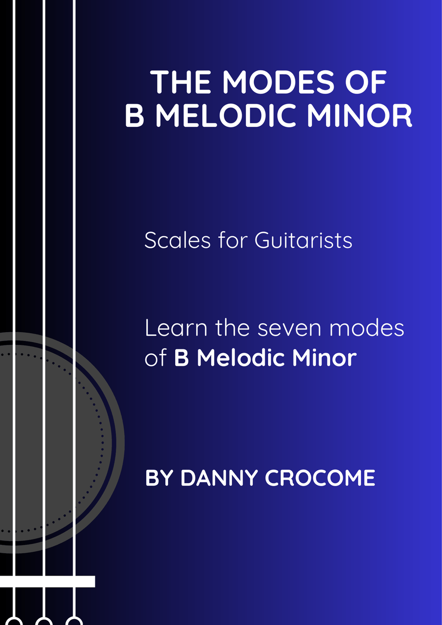 The Modes of B Melodic Minor (Scales for Guitarists) Electric Guitar scores gallery preview page 1