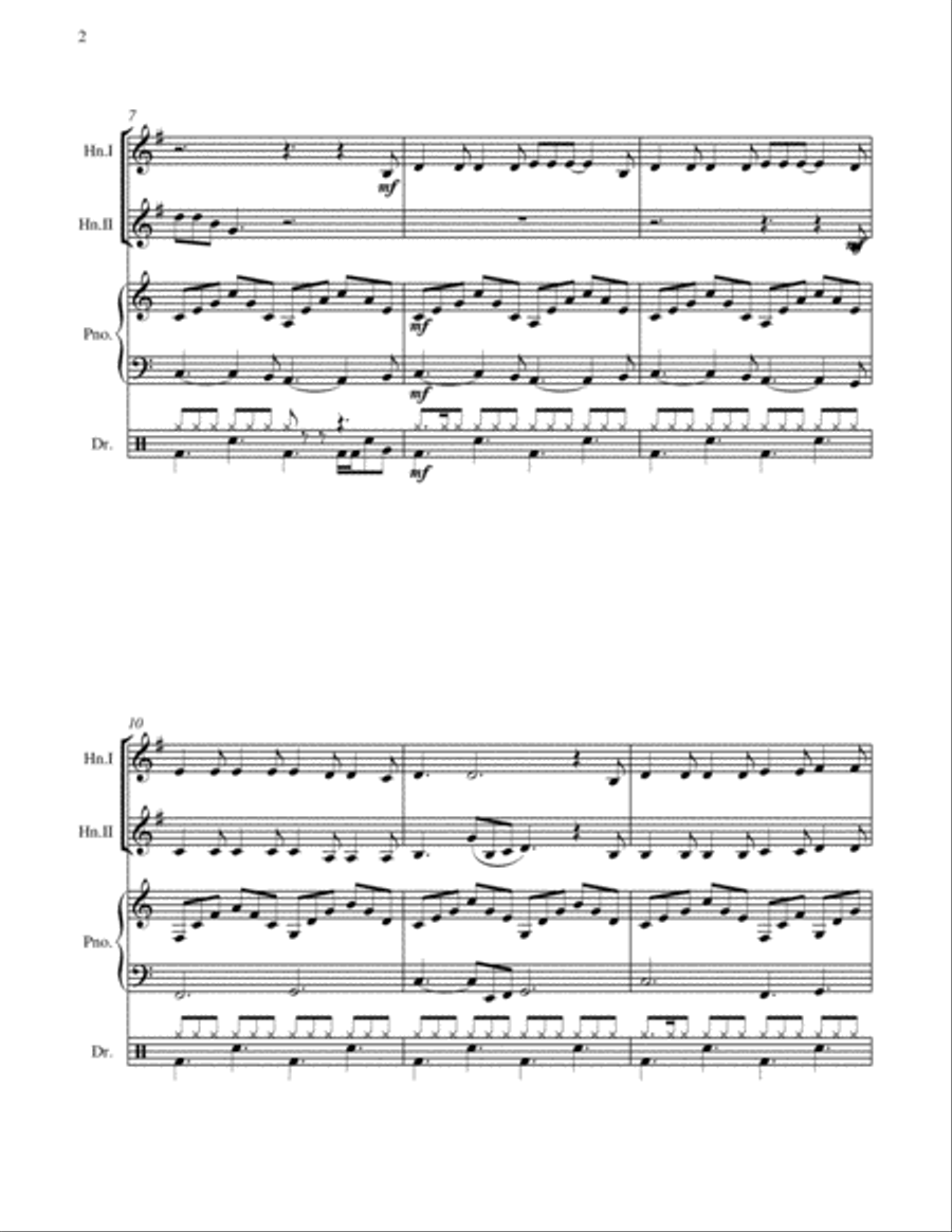 Hallelujah Brass Duet scores gallery preview page 5