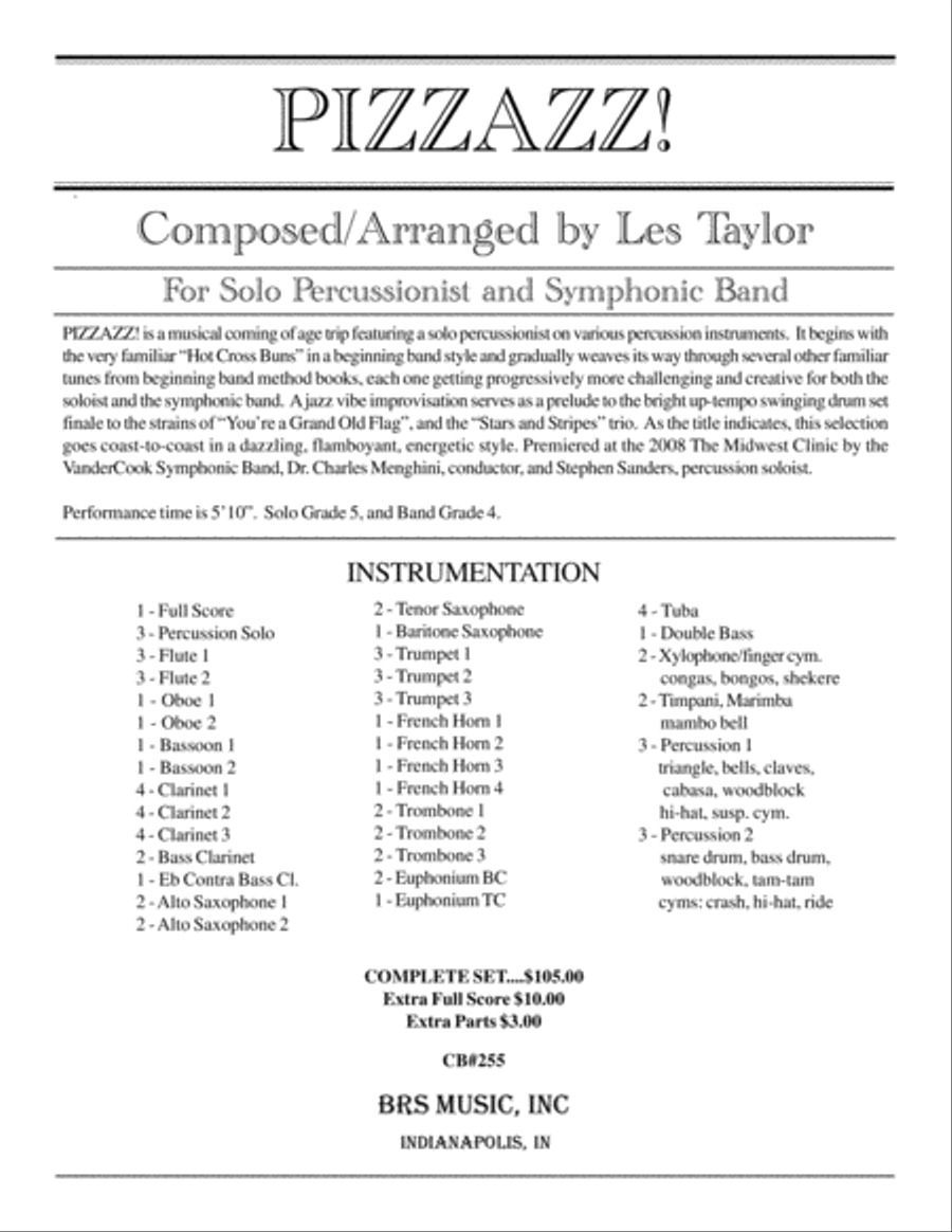 Pizzazz!