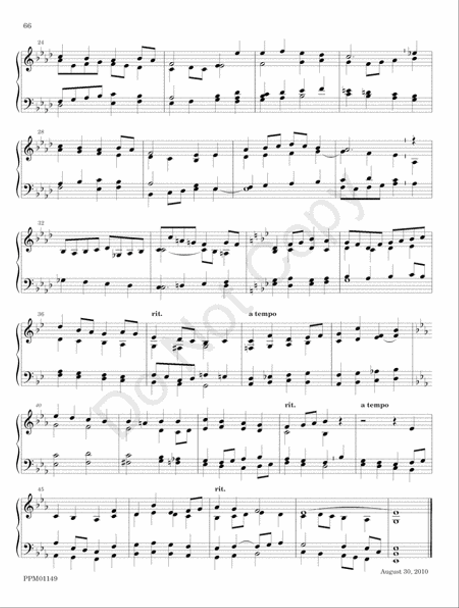 Organ Works for the Church Year Organ scores gallery preview page 72
