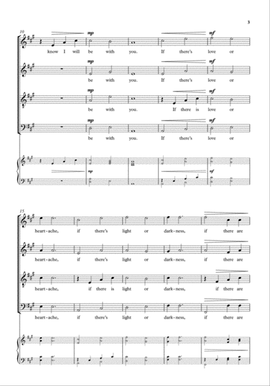 I will be with you 4-Part scores gallery preview page 3