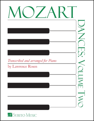 Book cover for Dances: Volume 2