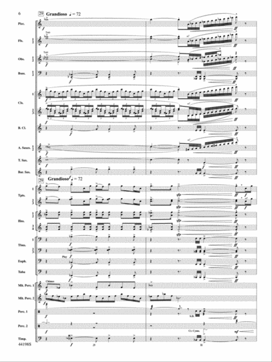 Afterlife: Score Concert Band scores gallery preview page 6
