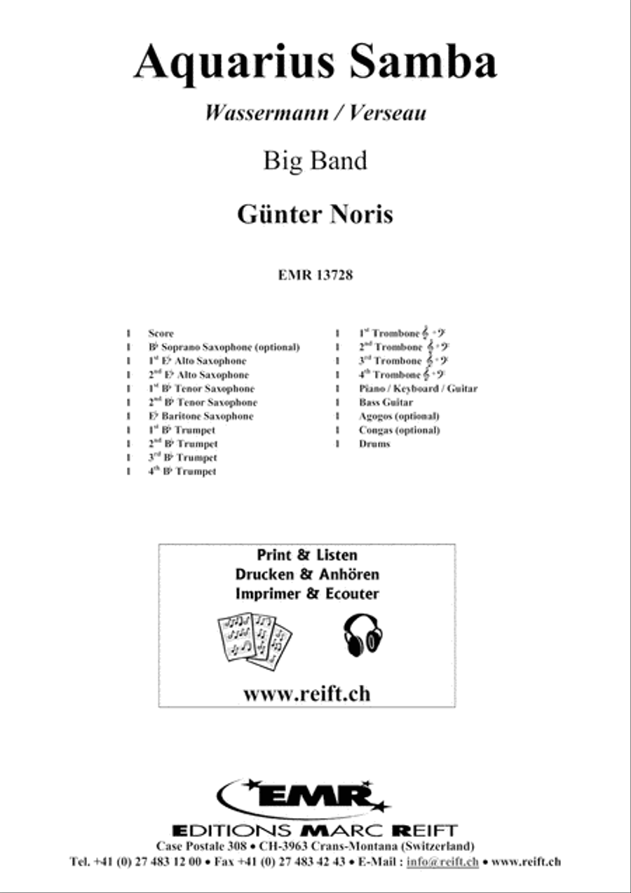Aquarius Samba Big Band scores gallery preview page 2