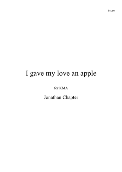 I Gave My Love an Apple image number null