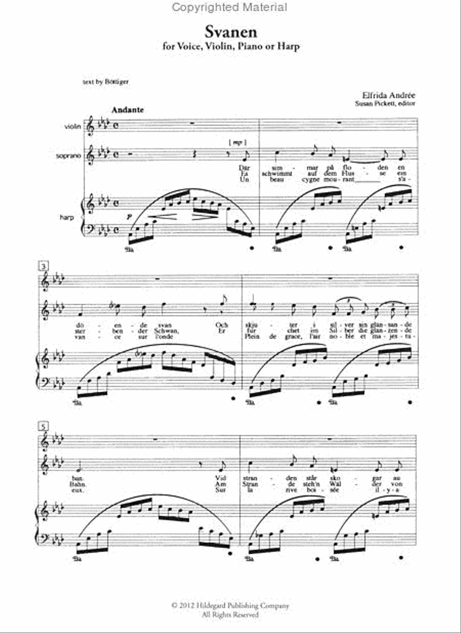 Svanen Svanen Chamber Music scores gallery preview page 2
