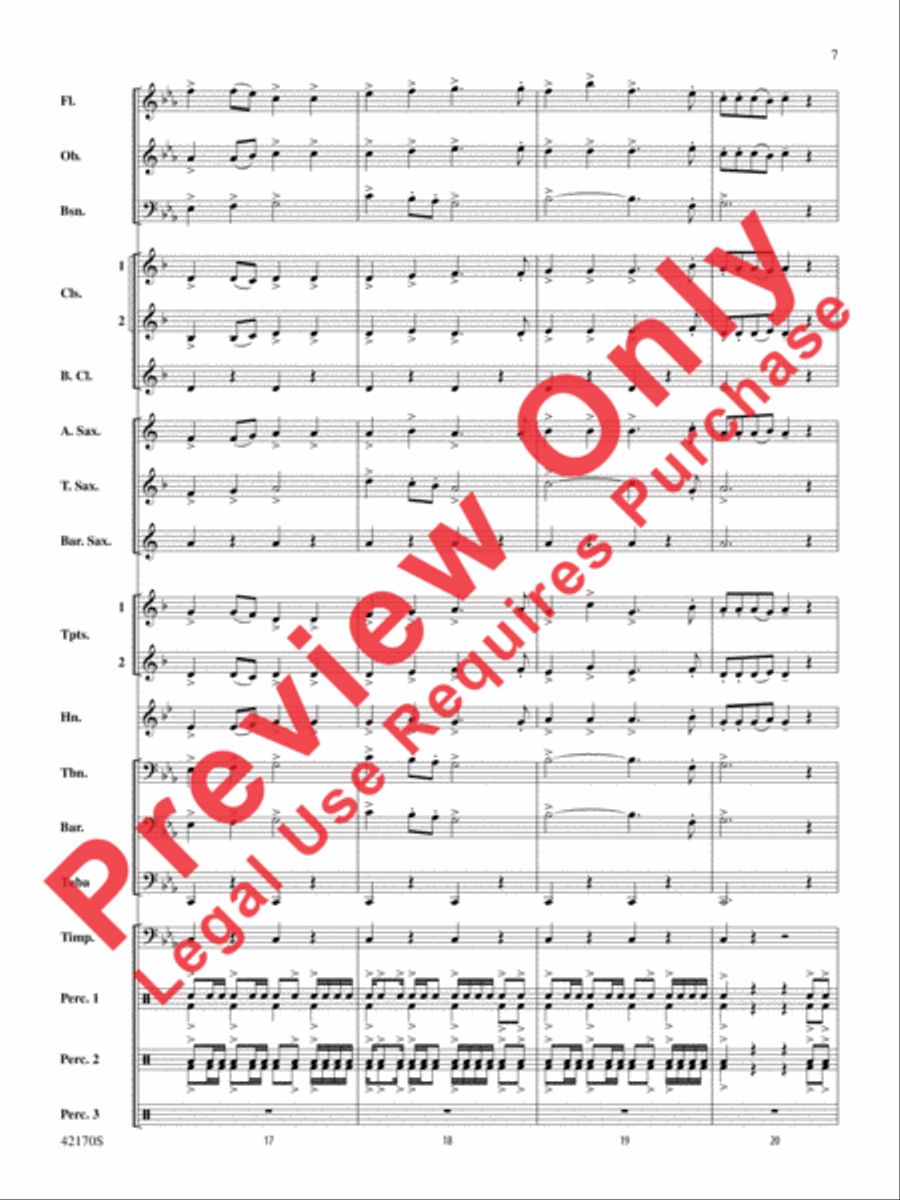 Bushido Bushido Concert Band scores gallery preview page 7