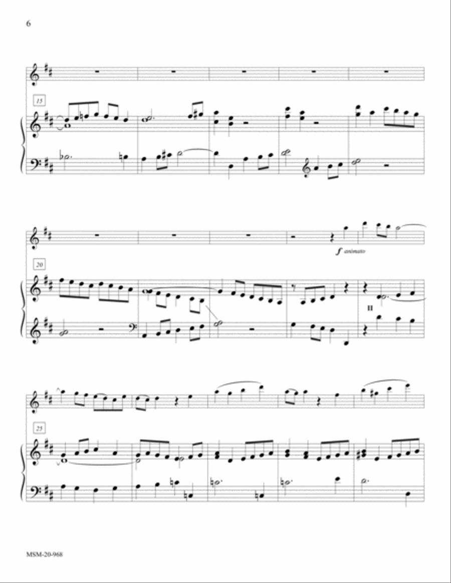 Suite in Classical Style Flute scores gallery preview page 5