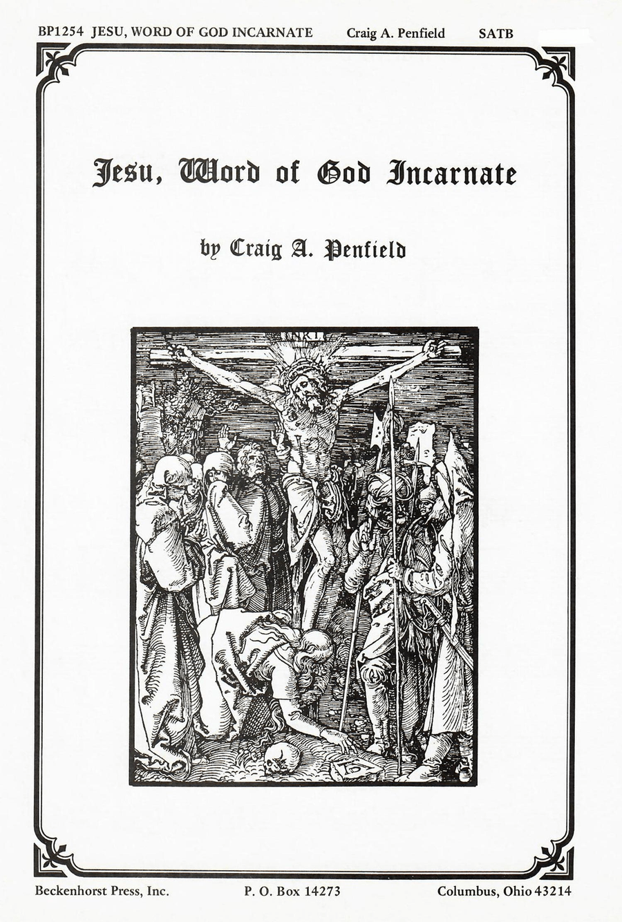 Jesu, Word of God Incarnate 4-Part scores gallery preview page 1