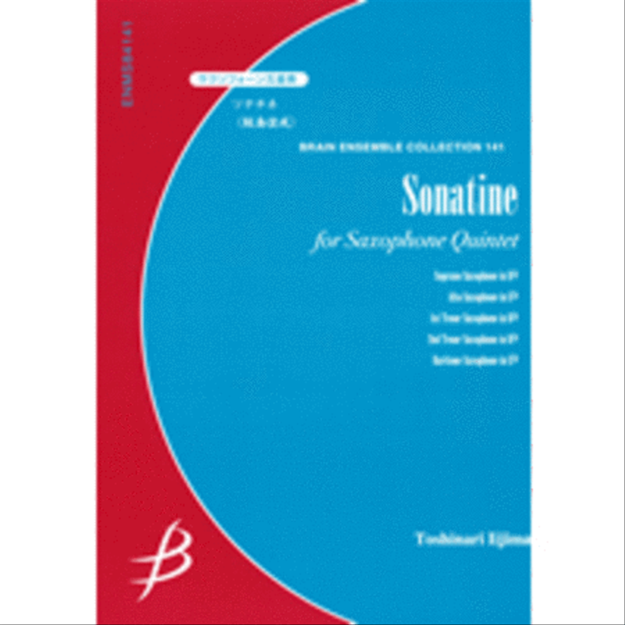 Sonatine for Saxophone Quintet Saxophone Quintet scores gallery preview page 1