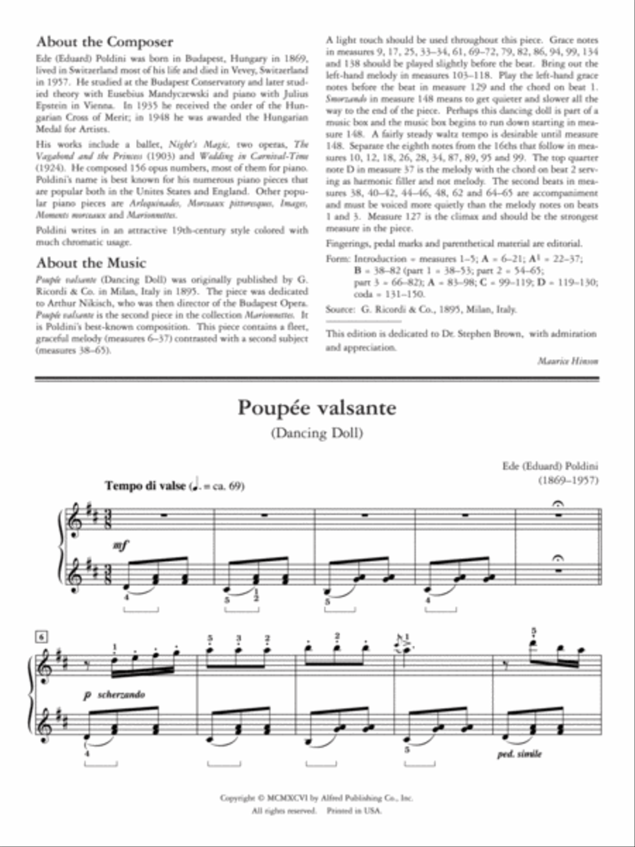 Poupee Valsante Small Ensemble scores gallery preview page 2