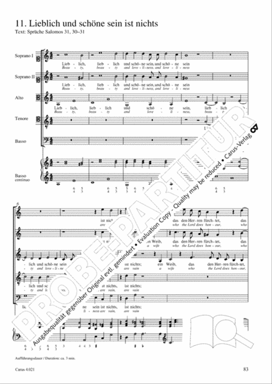 Schein: Israelsbrunnlein. Fontana d'Israel. Complete edition Choir scores gallery preview page 90