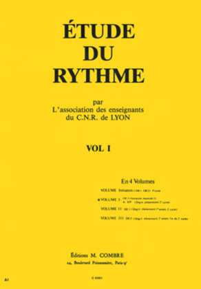 Book cover for C.N.R. de Lyon - Etude du rythme - Volume 1