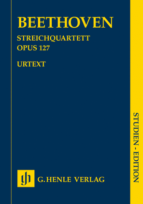 Book cover for String Quartet E Flat Major Op. 127