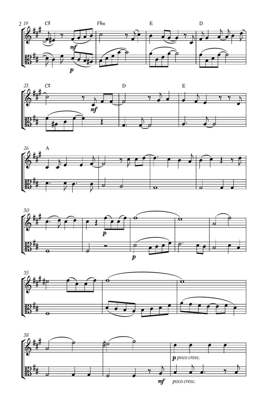 Mary, Did You Know? Horn scores gallery preview page 2
