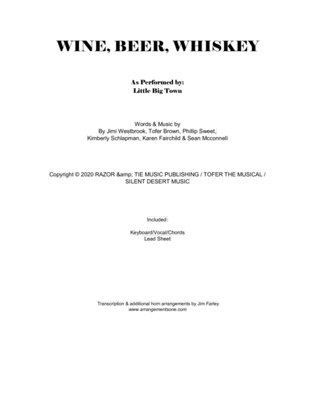 Wine, Beer Whiskey image number null