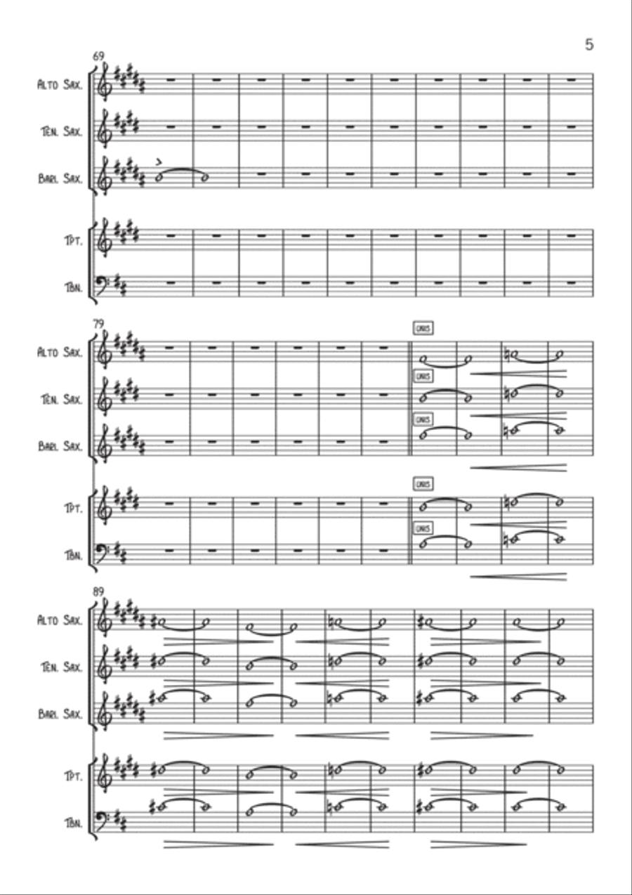 National Express Tenor Saxophone scores gallery preview page 6