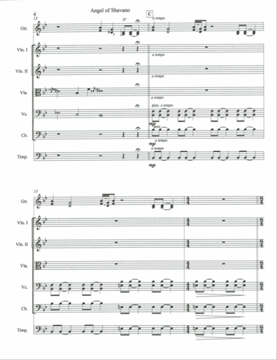 Angel of Shavano Small Ensemble scores gallery preview page 5