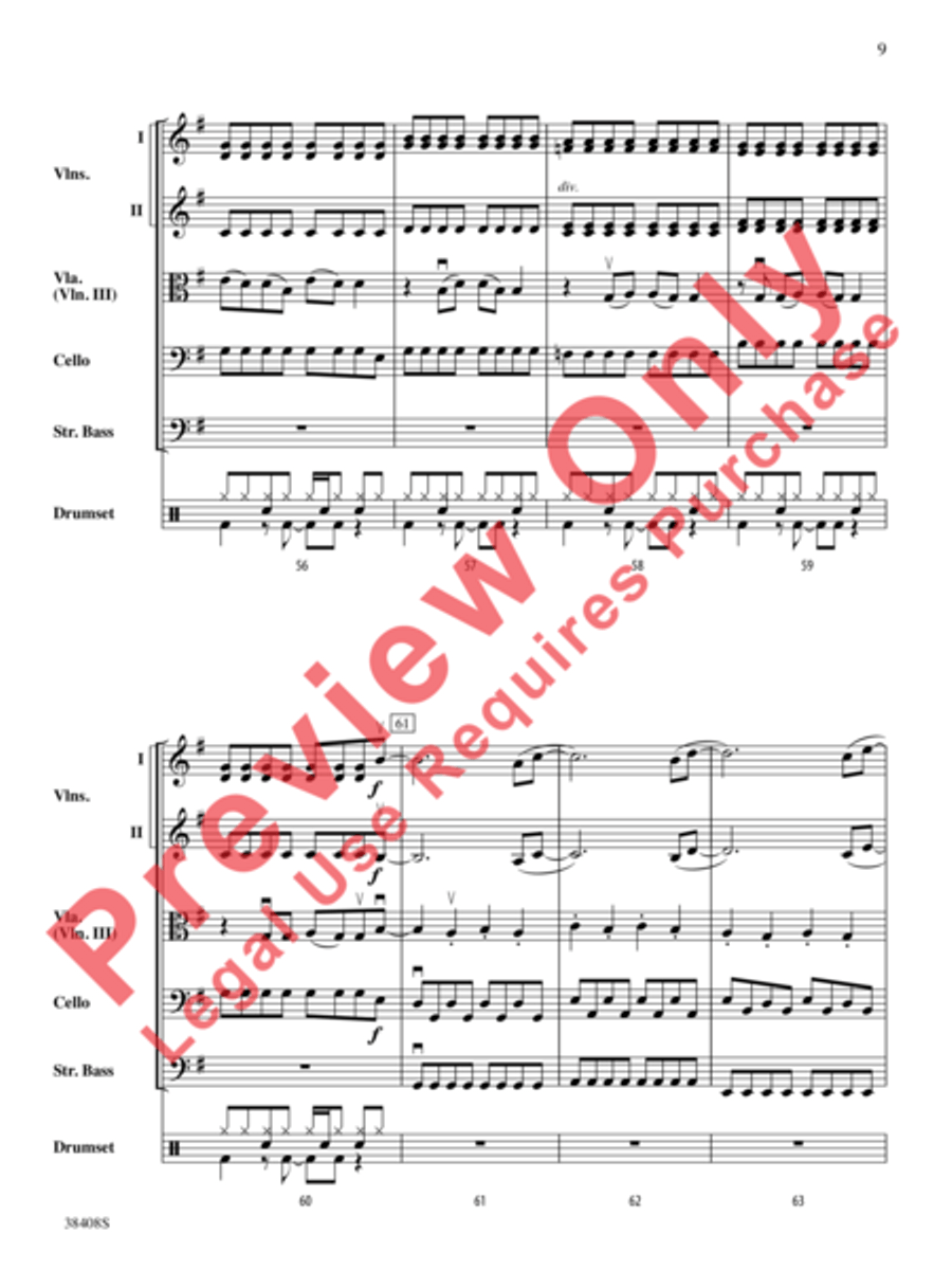 Firework String Orchestra scores gallery preview page 10